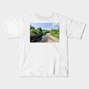 River Swale, Grinton Kids T-Shirt